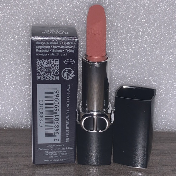Rouge Dior New Couture Color Lipstick - 100 Nude Look Velvet Mini Travel Size - Picture 2 of 3